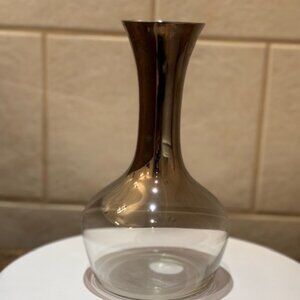 Vintage Mid-century modern Dorothy Thorpe-style silver fade decanter